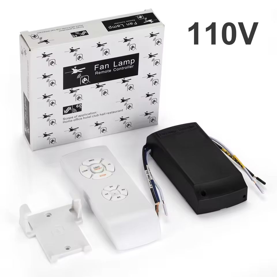 Universal Ceiling Fan Remote Control Kit with Timing and Speed Adjustment
