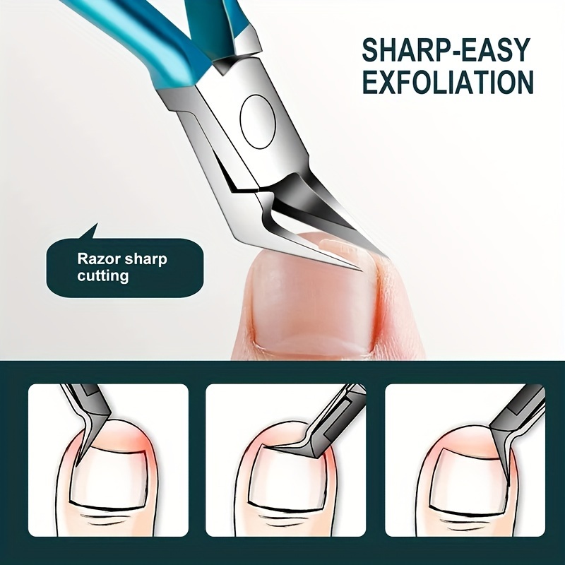 Stainless Steel Nail Barb & Dead skin Scissors Precision Manicure Tool for Flawless Nails