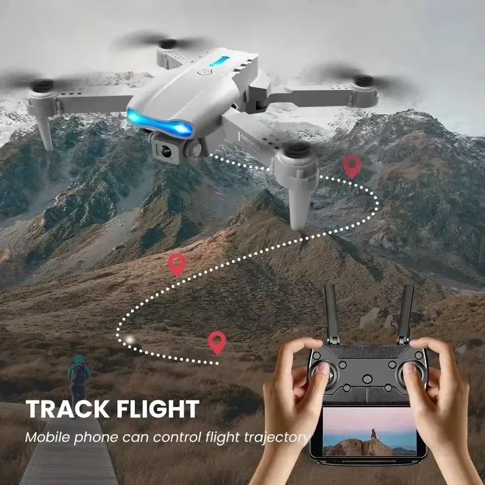 E99 Pro Drone with 6K Camera Foldable Quadcopter Remote Control UAV