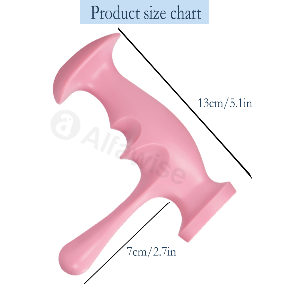Trigger Point Handheld Massager, Reflexology Stick, T-shaped Point Thumb Finger Press, Best Back Massager Roller Tool
