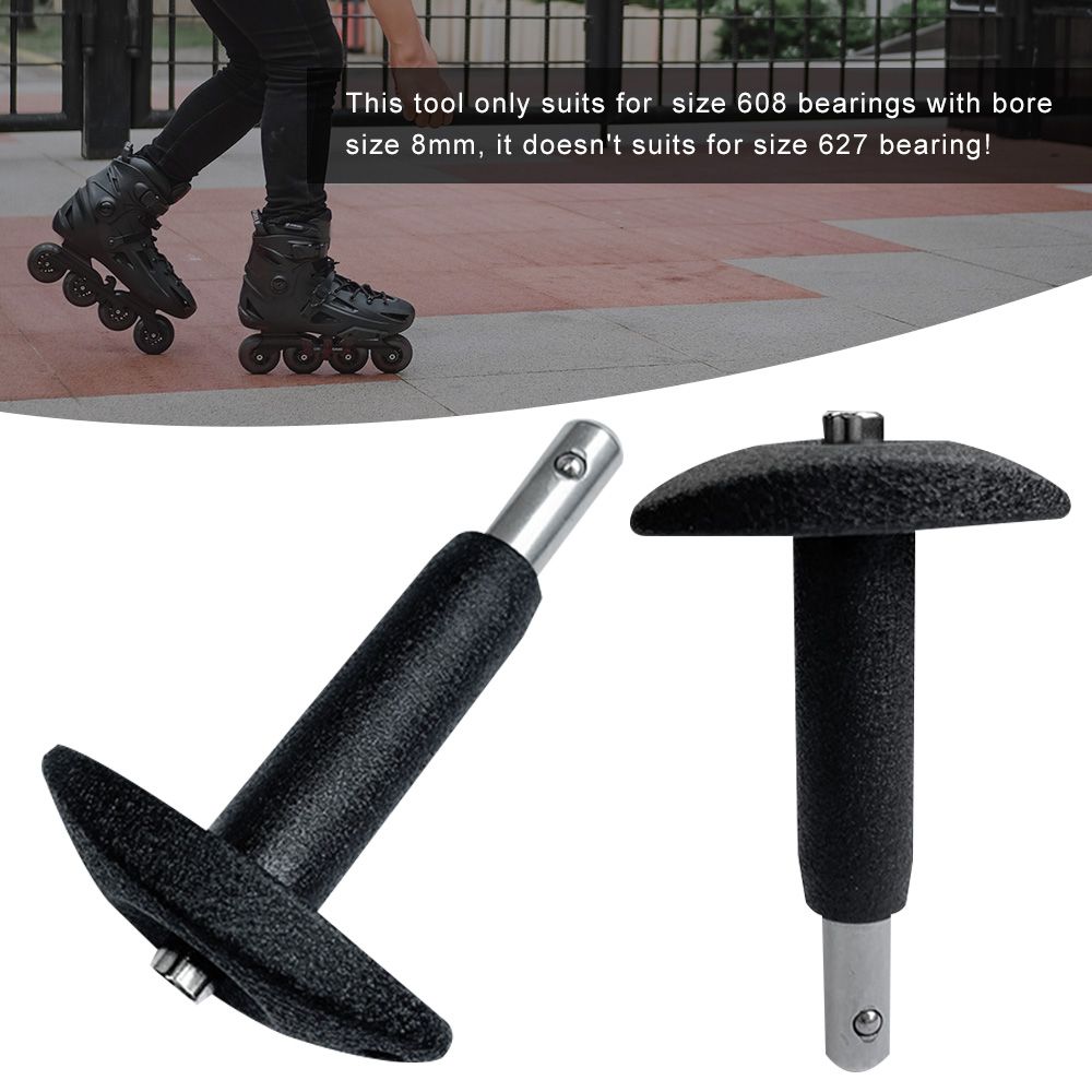 Skateboard Longboard Bearing Disassemble Tool, Portable Metal Remover Tool for Roller Scooter Bearings