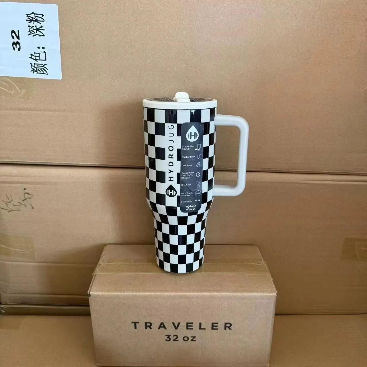 Stainless Steel Tumbler 32oz/40oz with Straw Lid Vacuum Insulated Travel Mug