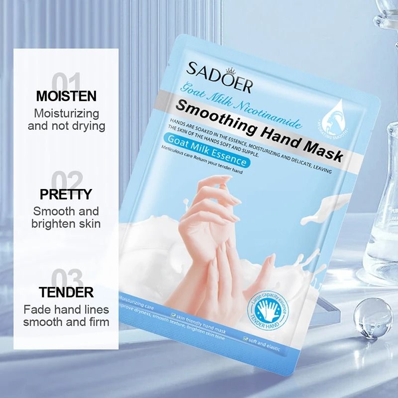 Goat Milk Enriched Vitality Mask and Hydrating Hand Gloves