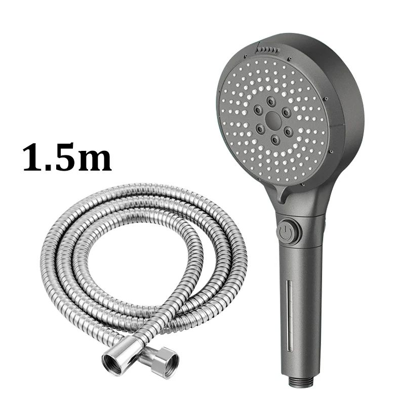 High Pressure Shower Head 6 Mode Adjustable Multifunction Handheld