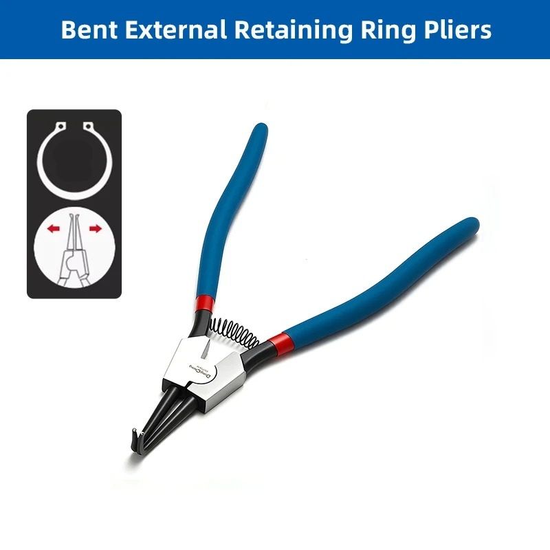 Industrial-Grade 5-Inch Precision Circlip Pliers