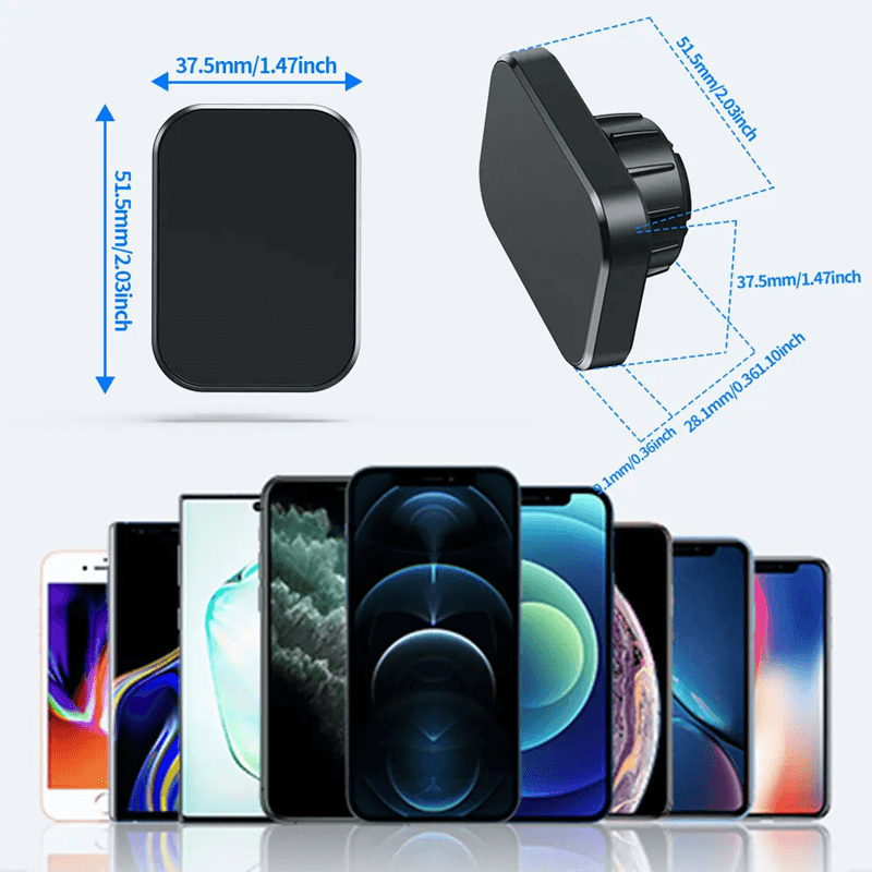 Universal 360 Degree Magnetic Car Vent Phone Holder Powerful 6-Magnet Secure Mount