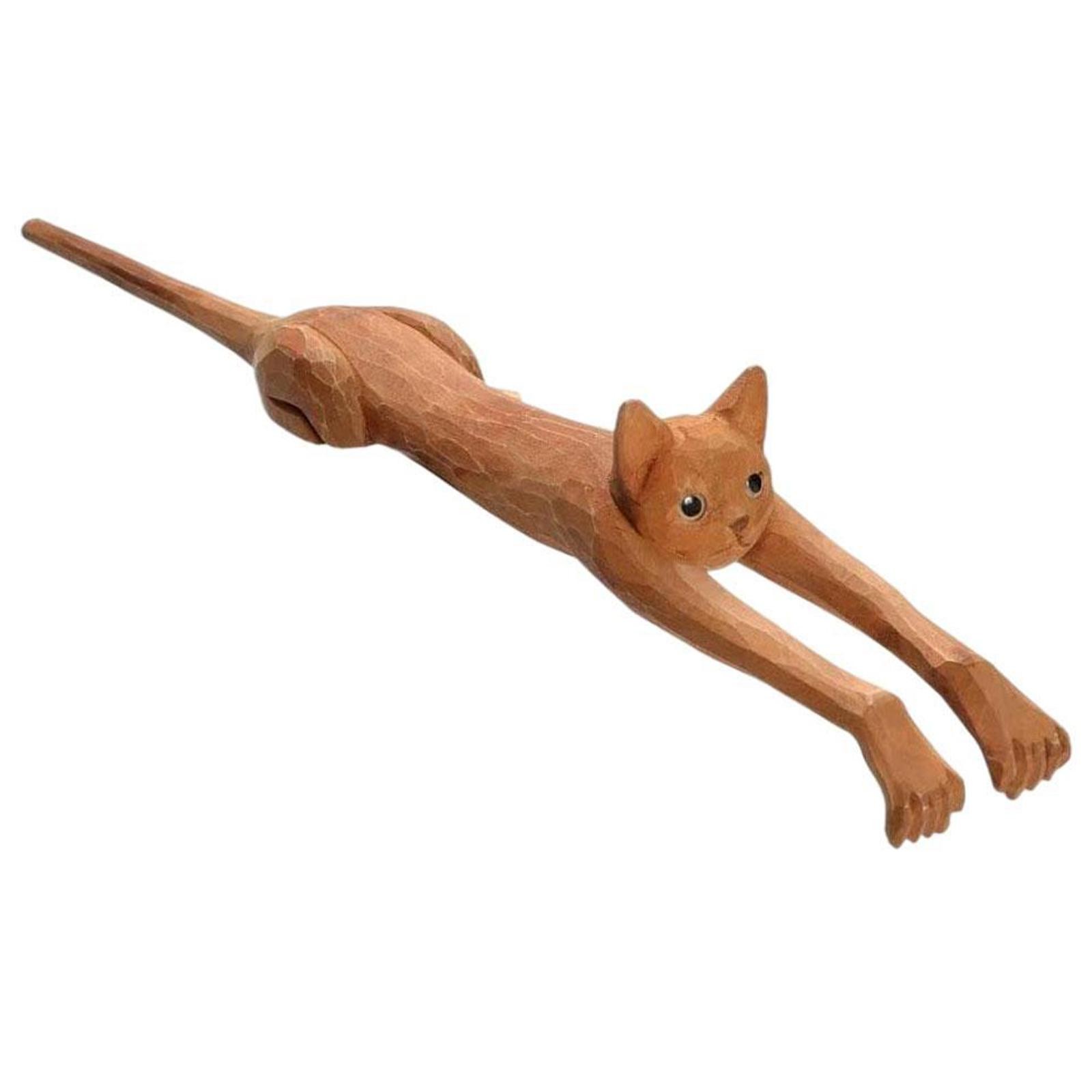 Wooden Back Scratcher, Cute Cat Shape, Massage Claw, Relieve Itch, Relax Back Scraper