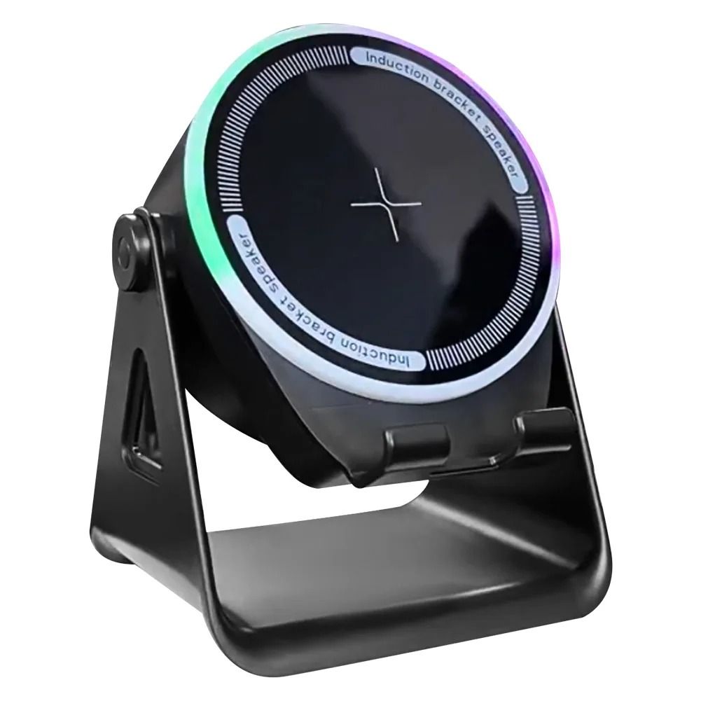 Wireless Induction Bluetooth Speaker with Phone Stand Stereo Sound