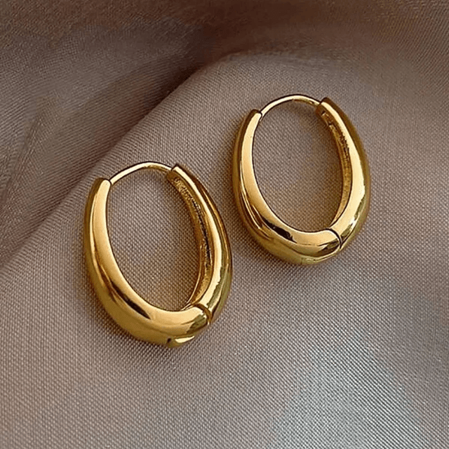 ParisLuxe Geometric Drop Earrings