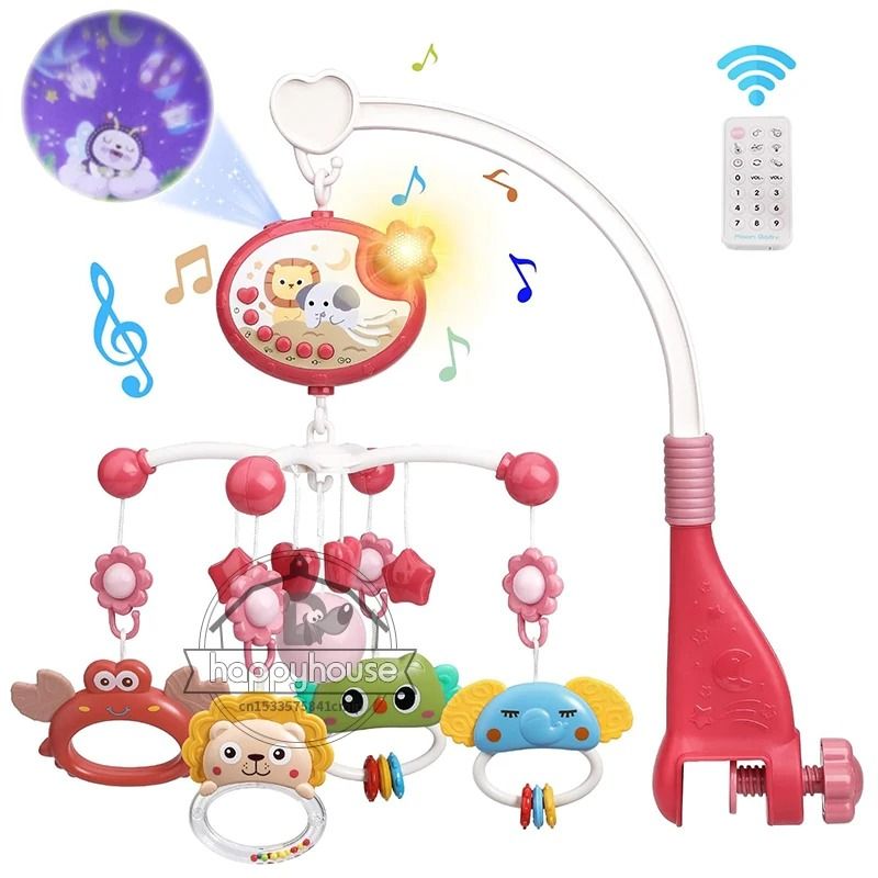Musical Baby Crib Mobile with Lights and Projection