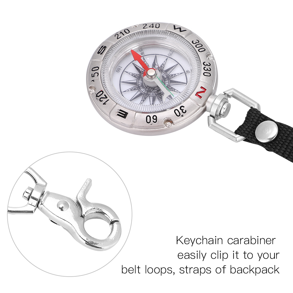 Precision Outdoor Compass Pocket Navigation Tool for Hiking Camping Survival