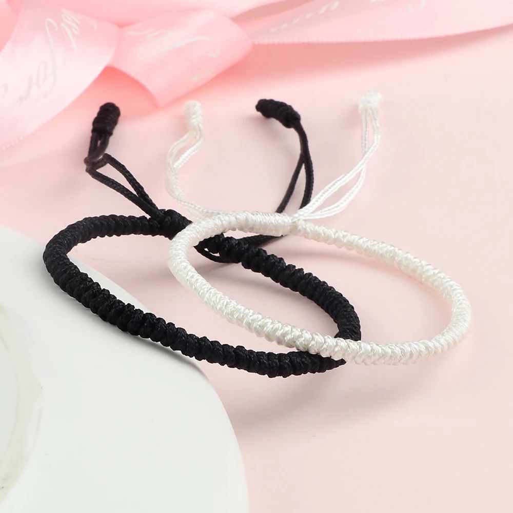 Yin Yang Couple Bracelets – Adjustable Handmade Protection & Love Wristband Set