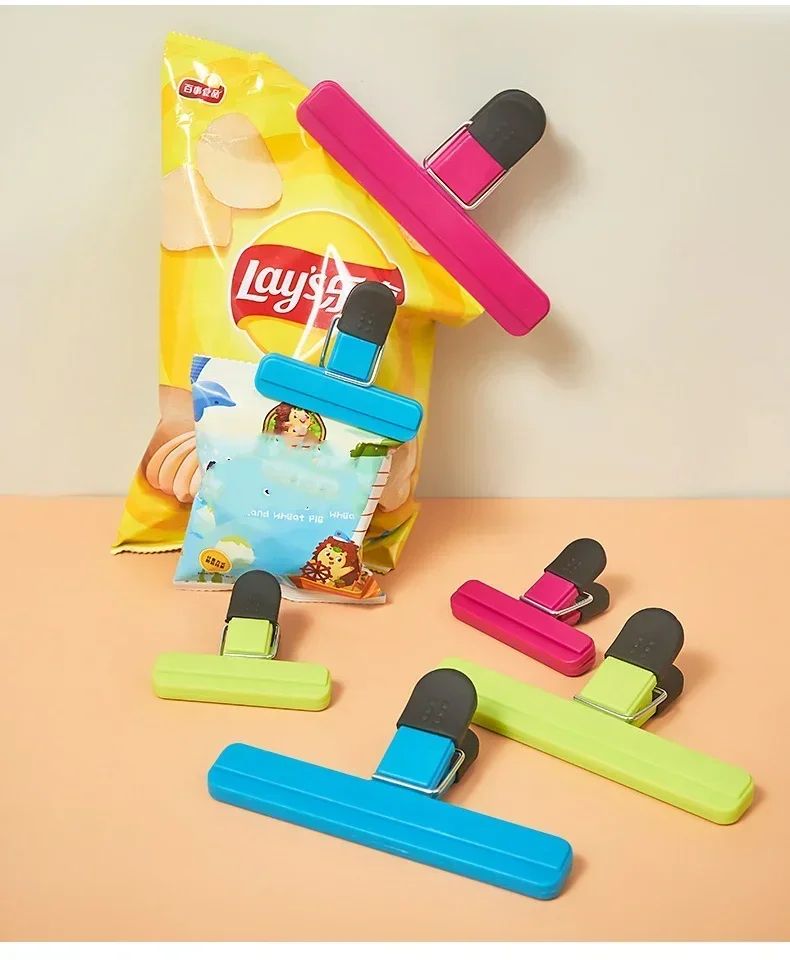 Heavy Duty Reusable Food Bag Clips Set