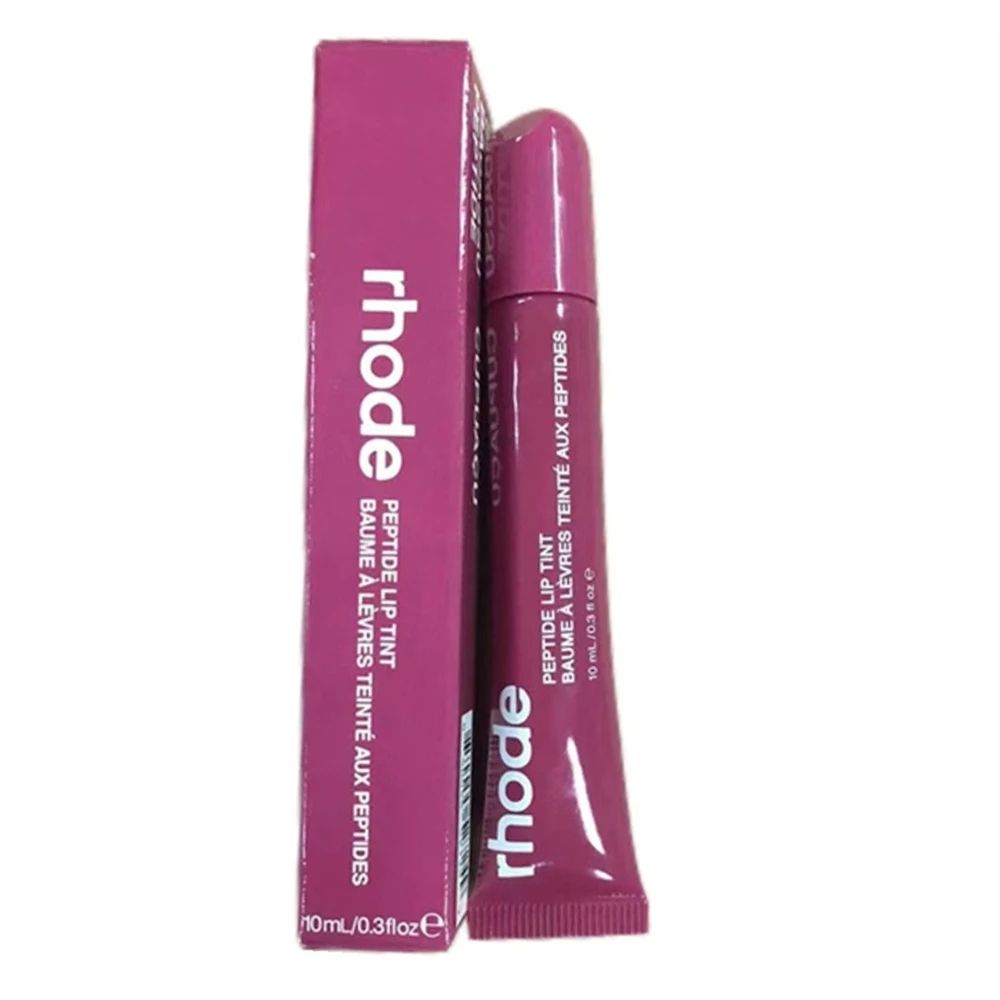 Rhode Makeup Lipstick Phone Case, Moisturizer Lip Gloss Holder, Lasting Nourishing Lines, Salty Tan, Raspberry Toast
