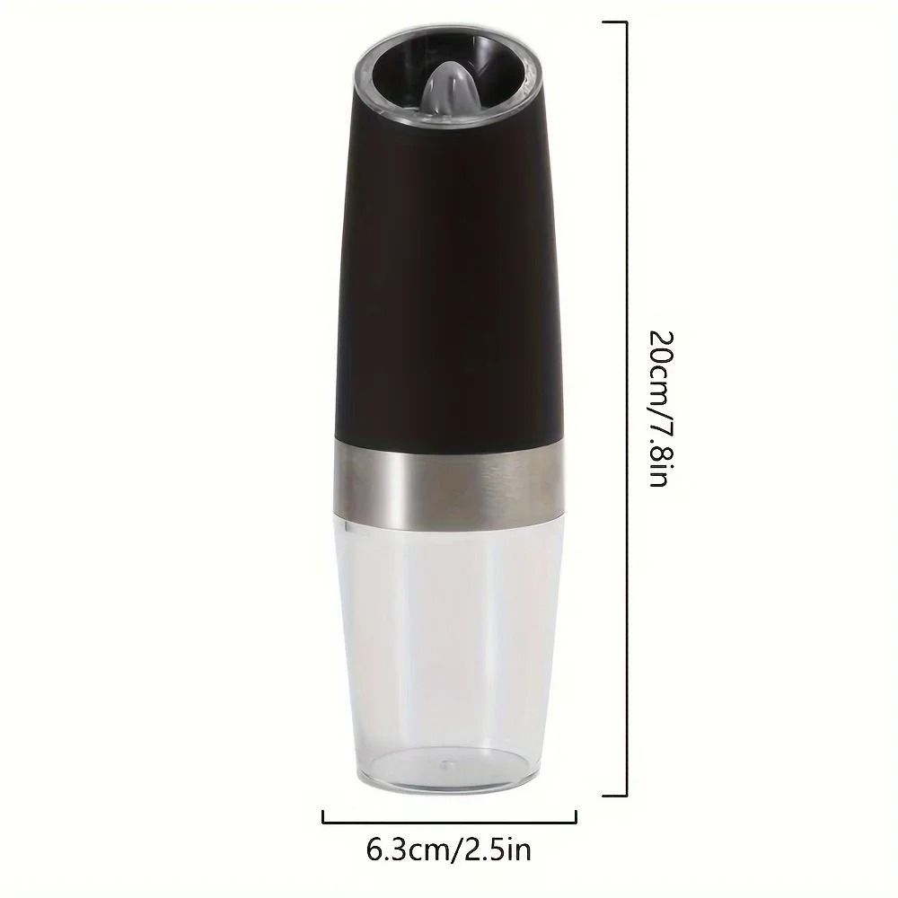 Electric Automatic Salt and Pepper Grinder with Gravity LED Light and Adjustable Coarseness