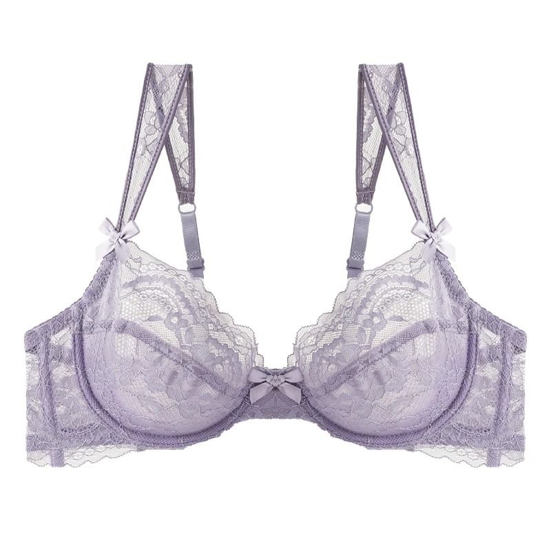 Sexy Ultra-Thin French Lace Push-Up Bra