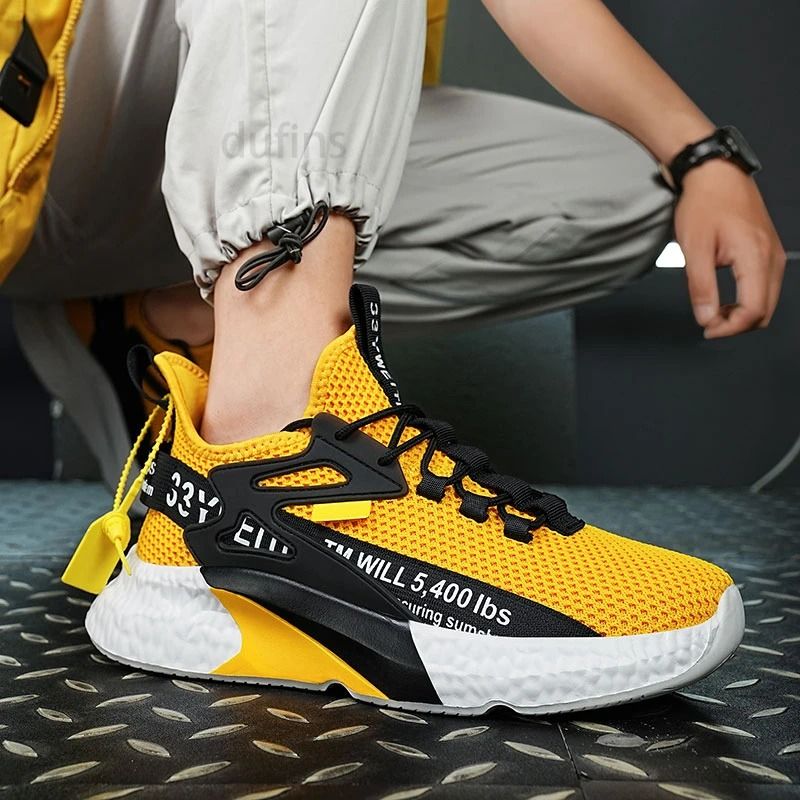 Mens Lightweight Mesh Sneakers Casual Running and Walking Shoes