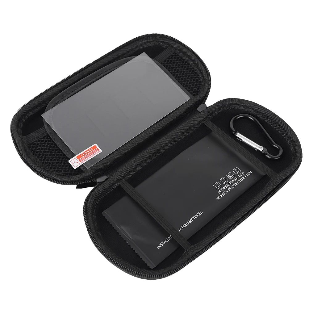 Trimui Smart Pro EVA Hard Carry Case with Waterproof Protection & Tempered Glass