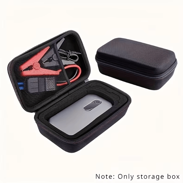 EVA Shockproof Car Starter Storage Case – Portable Hard Shell Organizer for Emergency Car Accessories
