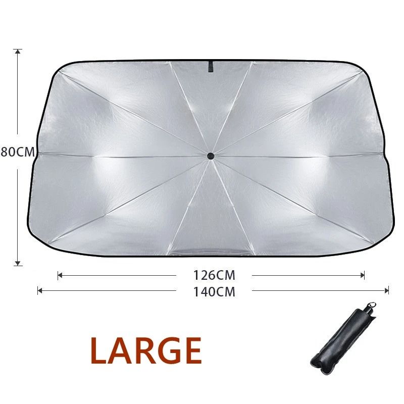 Retractable Windshield Sunshade Parasol