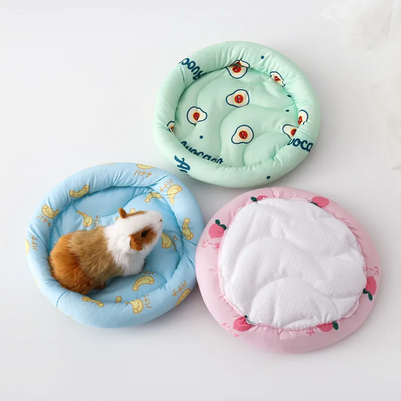 Soft Plush Small Animal Bed for Hamsters Guinea Pigs Rabbits & More Warm & Cozy Nest Mat