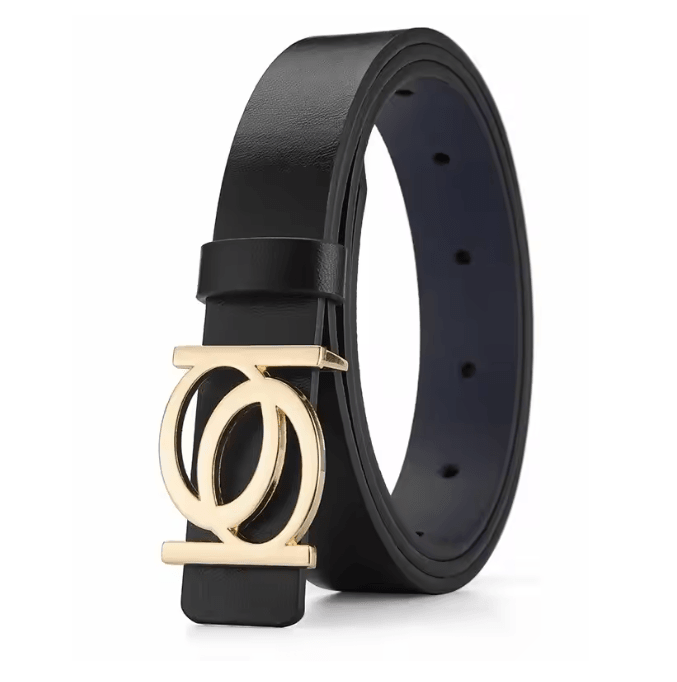 Womens Classic PU Leather Belt