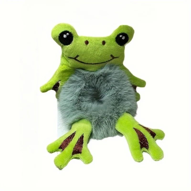 Funny Frog Plush Elastic Hair Scrunchie