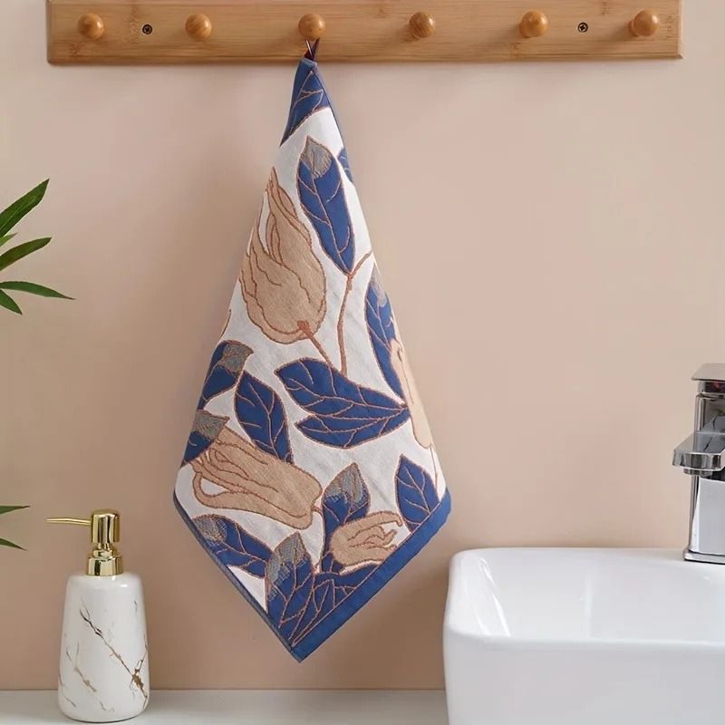 Cotton Gauze Kitchen Towel 34 x 40 cm 4 Layer Quick Dry Dish Cloth