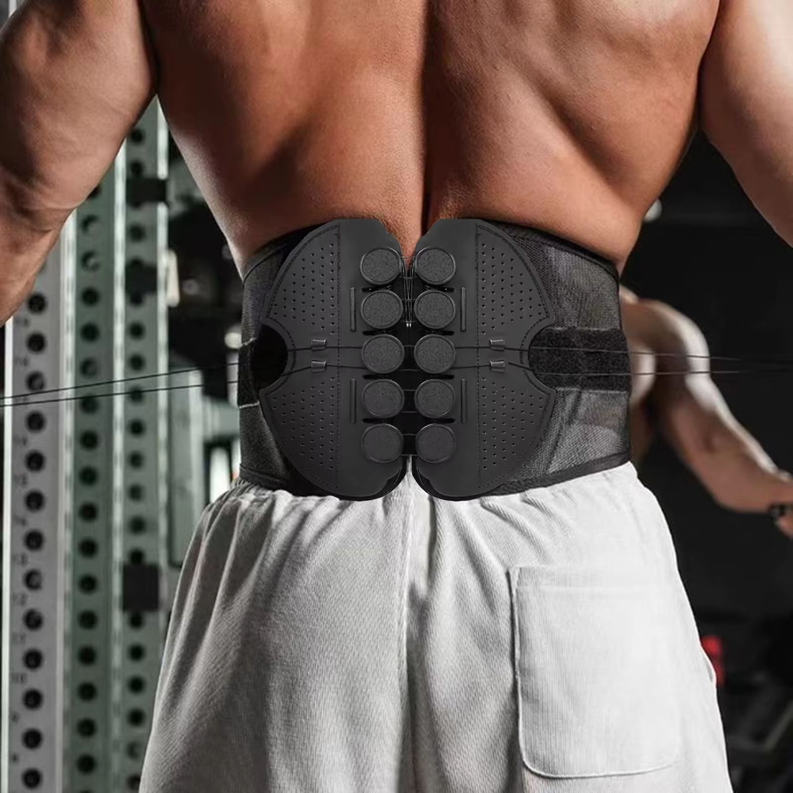 Unisex Lumbar Support Belt – Breathable Back Brace for Posture Correction & Waist Protection