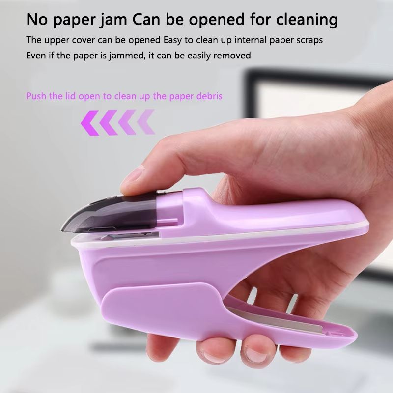 Desktop Stapleless Stapler Paper Binding Tool, Office & School Document Fastener
