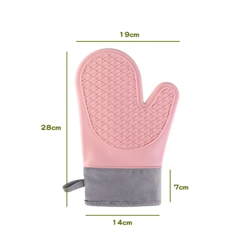 Cotton Twill Silicone Baking Glove
