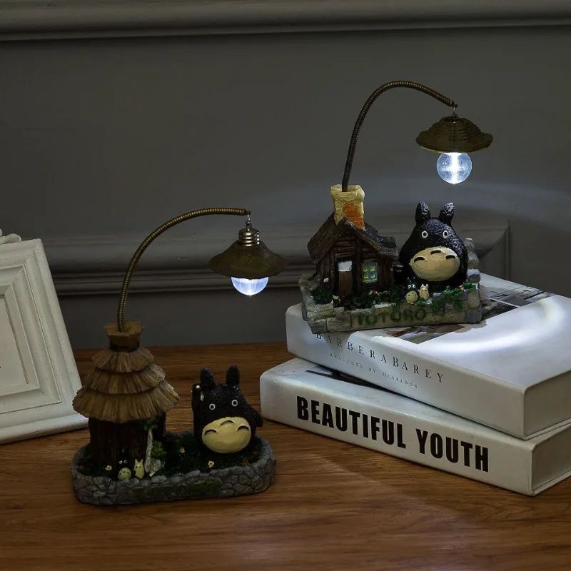 Cartoon Wooden House Night Light