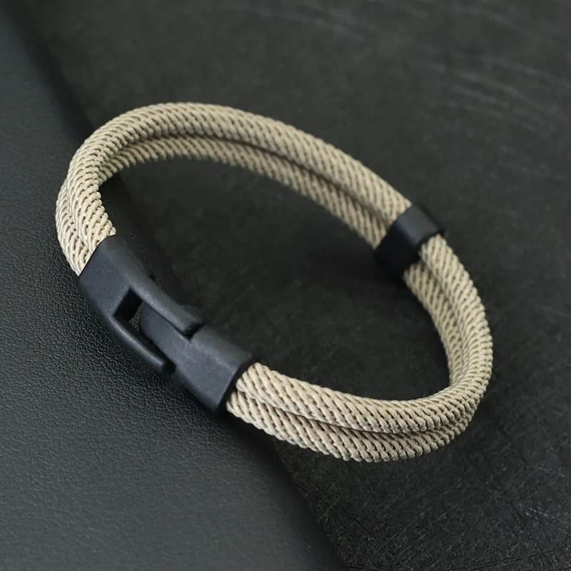 Fashion Double-Layer Thread Bracelet and High-Performance Detachable Stackable Wrist Architecture