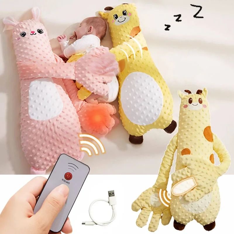 Anti-Startle Sleep Pillow for Babies, Baby Soothing Palm Patting Sleep Aid, Comforting Patting Pillow