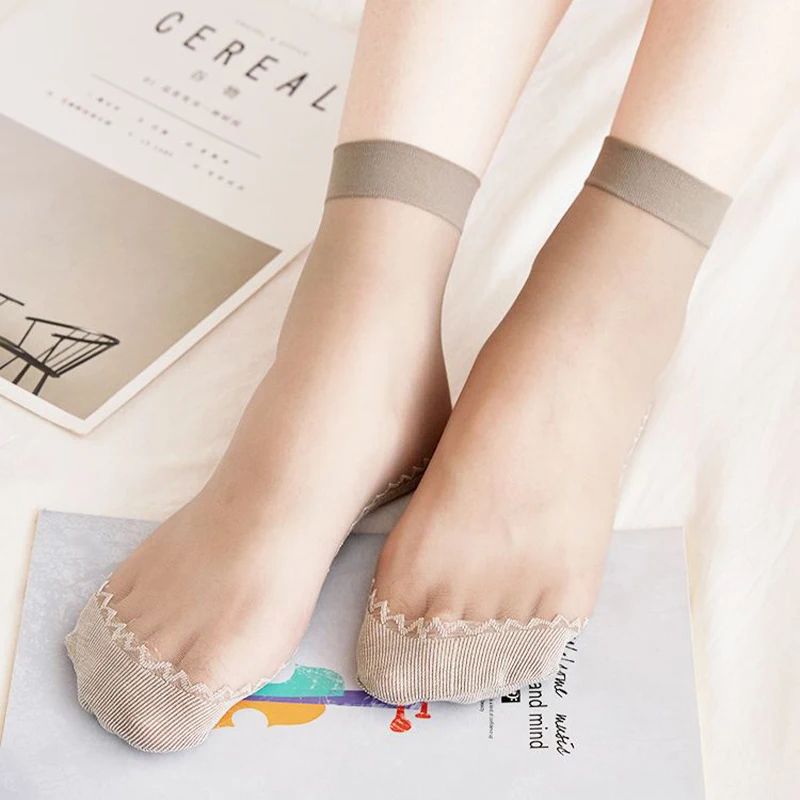 Women Ultrathin Breathable Invisible Socks Pack