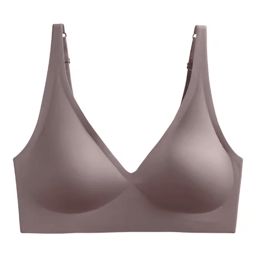 Seamless Wire Free Push Up Bra with Adjustable Straps
