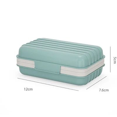 Bathroom Soap Dish with Lid Travel Soap Box Keeps Soap Dry