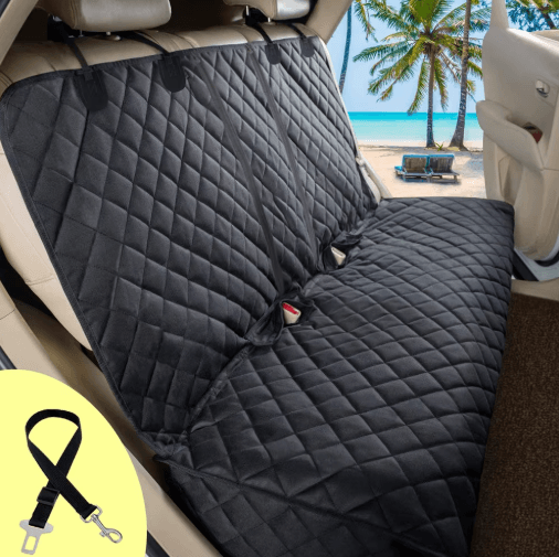 Waterproof Dog Car Seat Cover with Armrest-Compatible Design