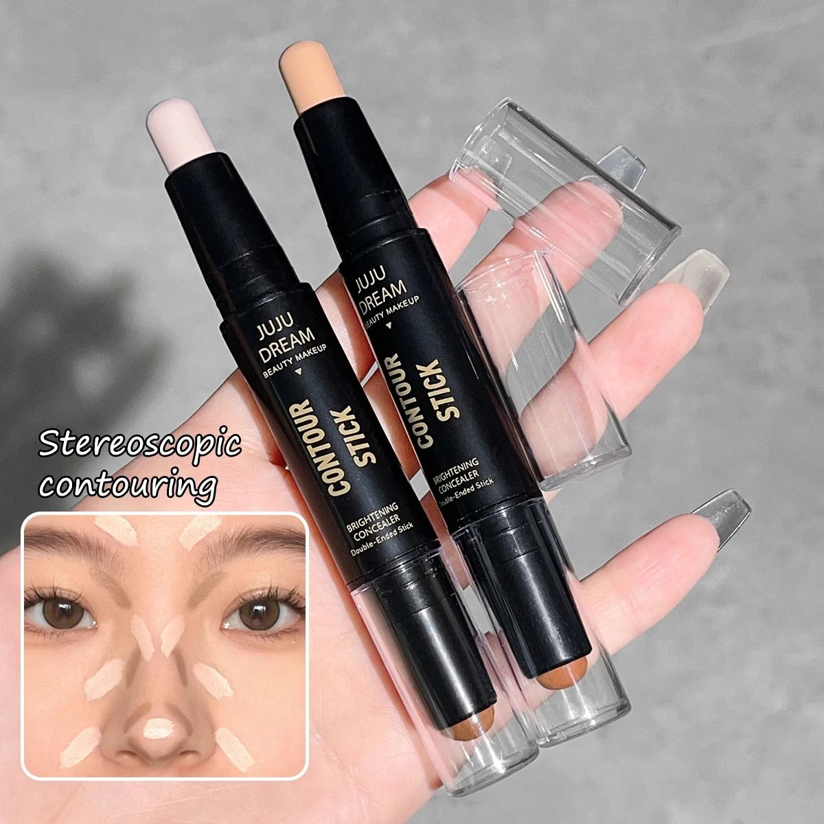 Dual-Ended Sculpting and Highlighting Contour Stick