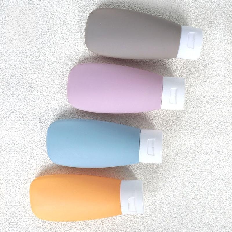 Hand Cream Lotion Hose Dispenser, Bottle Set Cosmetic Face Wash, Flip Top Empty Refillable Bottles