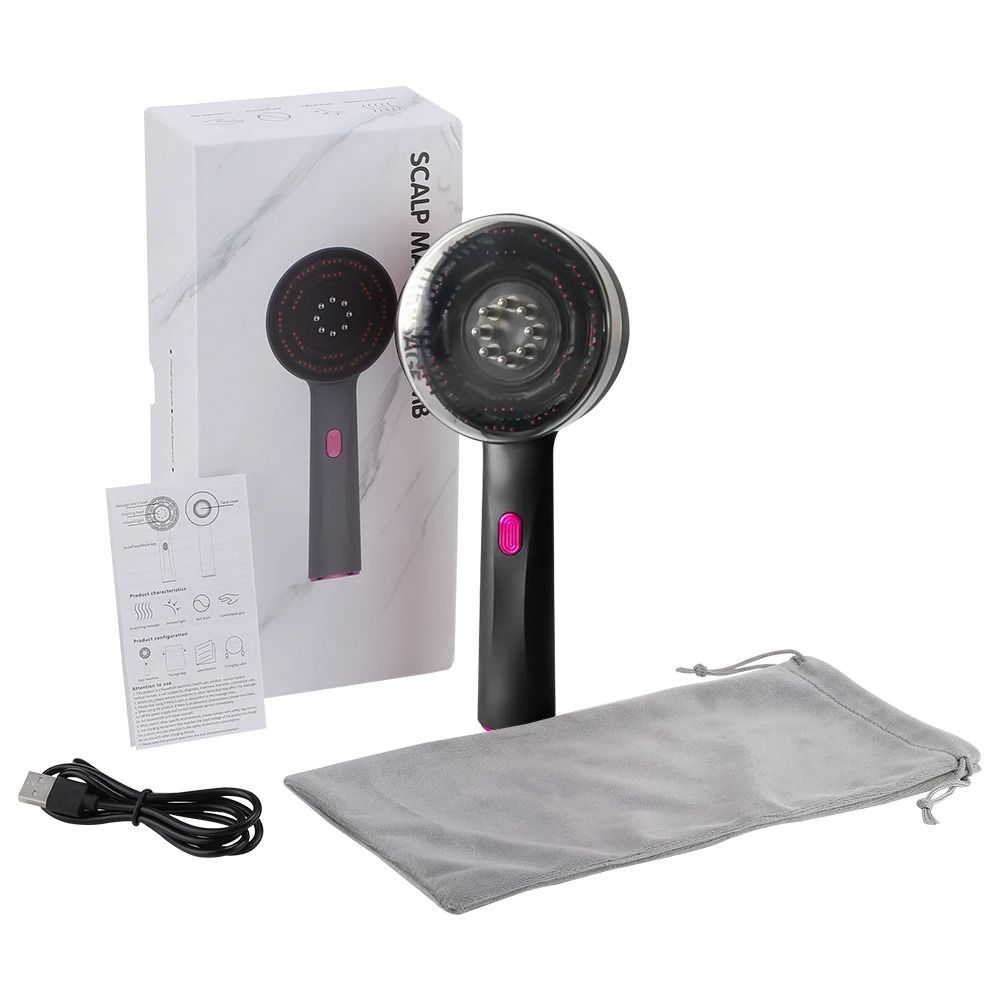 Electric Infrared Hair Regrowth & Scalp Massage Brush
