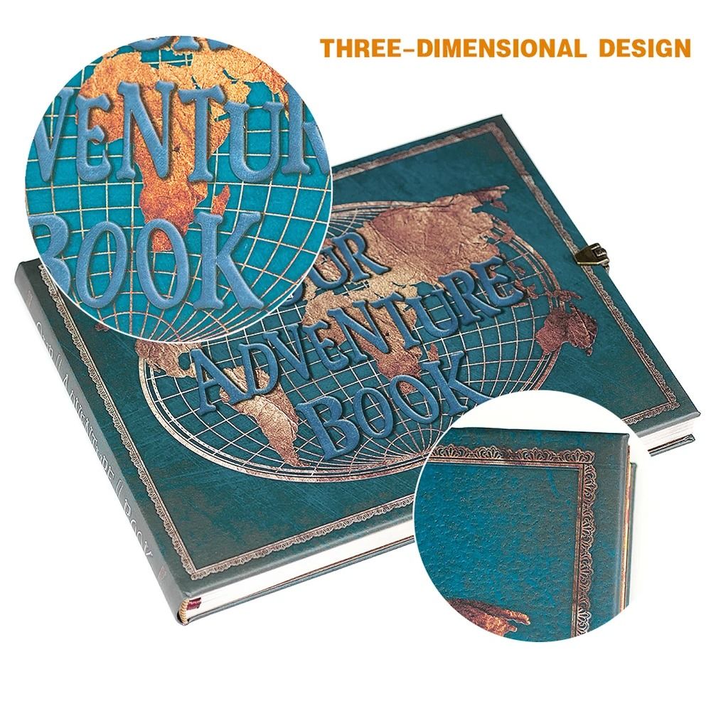 DIY Travel Memory Album with Retro Leather Cover