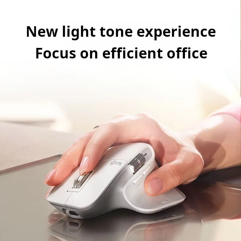Logitech MX Master 3S Ergonomic wireless Bluetooth mouse with Quiet Clicks and MagSpeed Scrolling