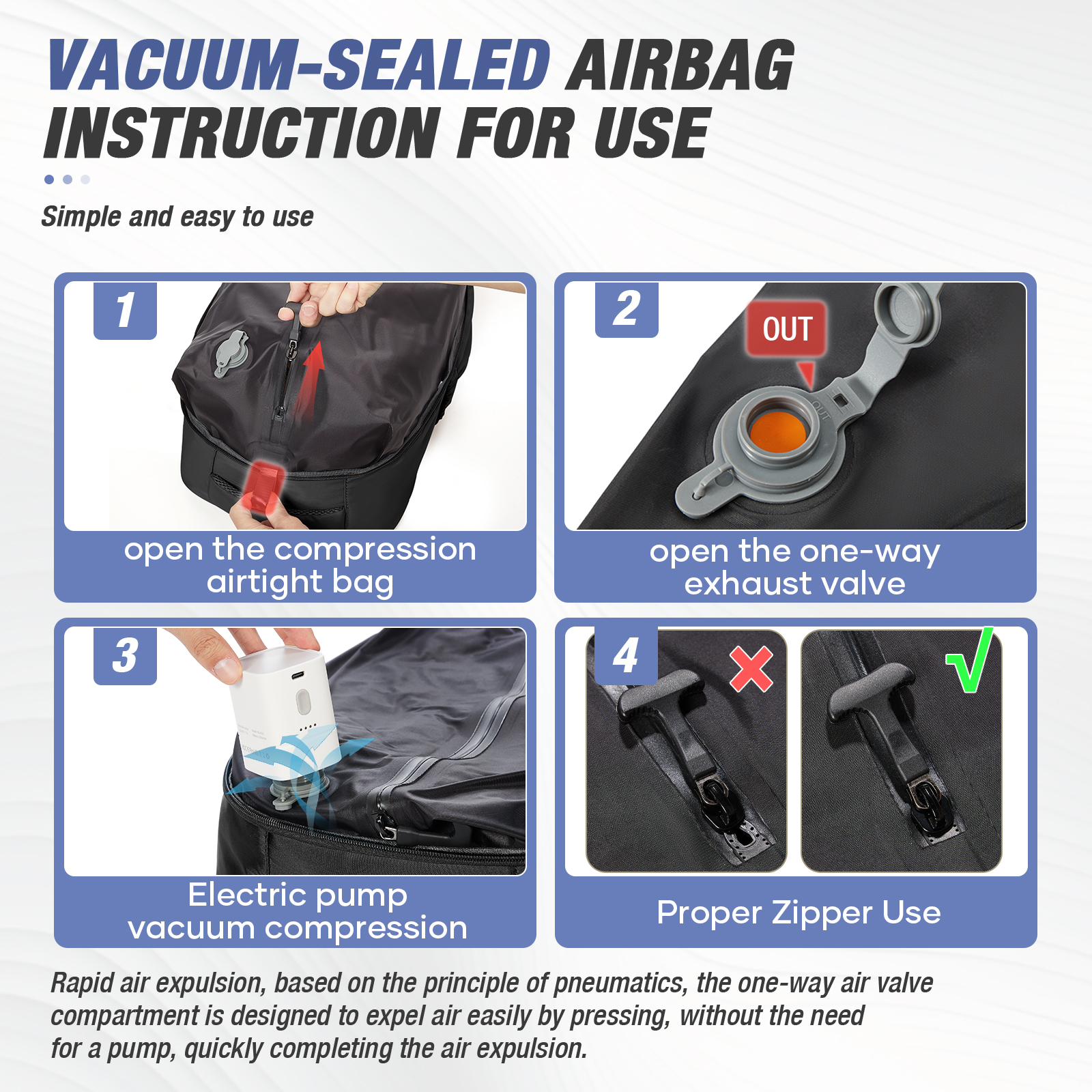Vacuum Compression Travel Backpack Laptop Carry On Expandable Cabin Bag