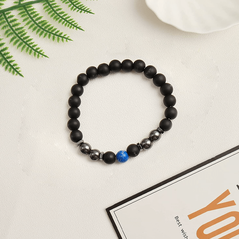 Black Obsidian Anti-Swelling Anklet – Health & Stylish Gift for Her