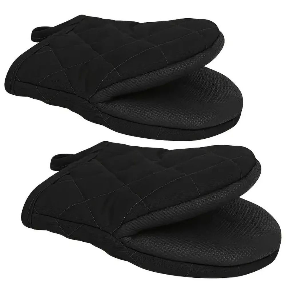 Professional High-Heat Resistant Silicone Mini Oven Mitts with Non-Slip Grip
