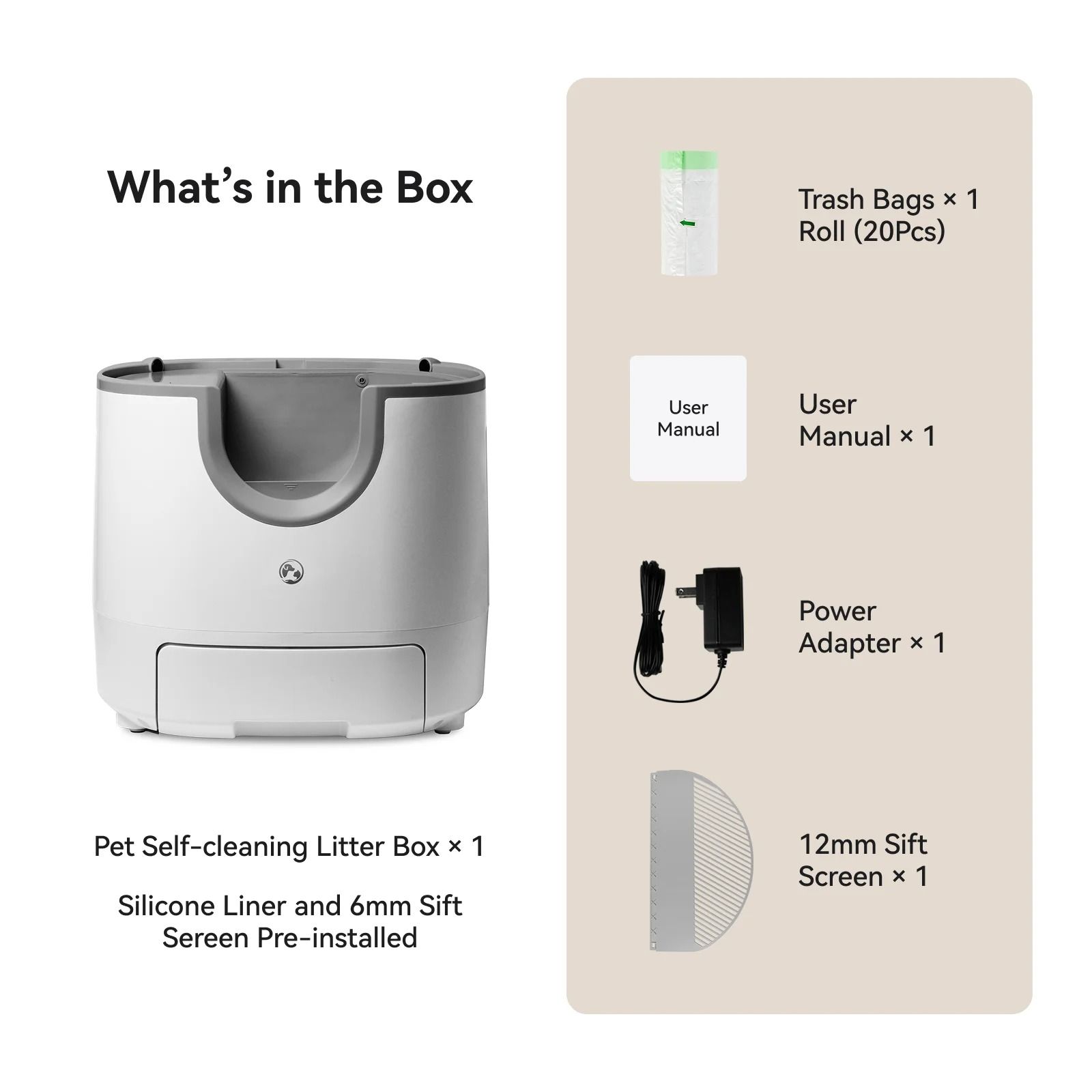 Automatic Smart Cat Litter Box 11L High Capacity Pet Toilet Tray