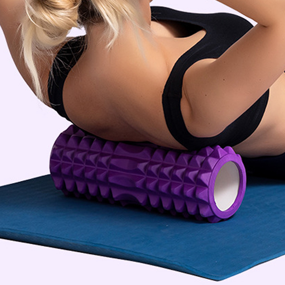 Hollow Yoga Column Fitness Equipment, 1pc Foam Massage Roller for Muscle Massage Physiotherapy & Rehabilitation