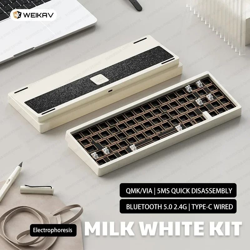 Lucky65 V2 65 Keys Mechanical Keyboard with Aluminum Case RGB Lighting and Hot Swappable Switches