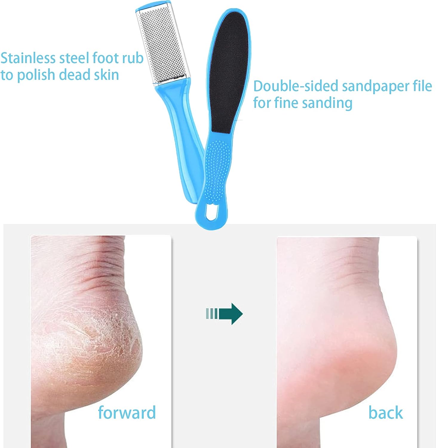 Exfoliating Foot Octopus Fish Eye, Heel Sharpener, Heel Cracking Files, Heel Cramping Treatment, Remove Cracked Heels